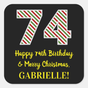Autocollants Stickers Anniversaire 74 Ans Zazzle Fr