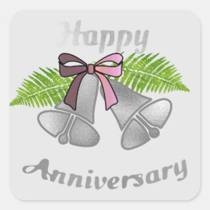 Sticker Carré Joyeux anniversaire :