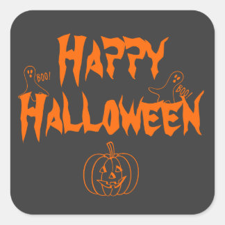Sticker Carré Joyeux Halloween