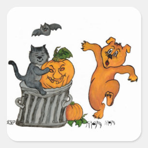 Sticker Carré Joyeux Halloween ! 5
