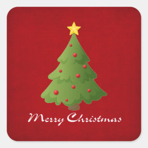 Sticker Carré Joyeux Noël
