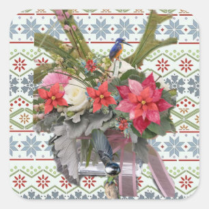 Sticker Carré Joyeux Noël !