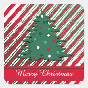 Sticker Carré Joyeux Noël