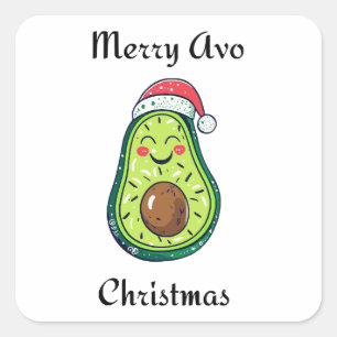 Sticker Carré Joyeux Noël Avo