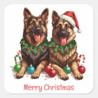 Joyeux Noël Chiens Berger Allemand