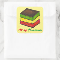Joyeux Noël Italien boulangerie Rainbow Cookie