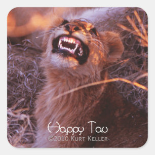 Sticker Carré Joyeux Tau