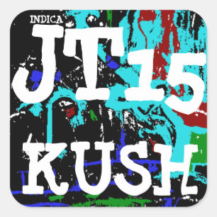 STICKER CARRÉ JT15 INDICA KUSH