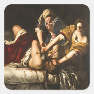Sticker Carré Judith Slaying Holofernes