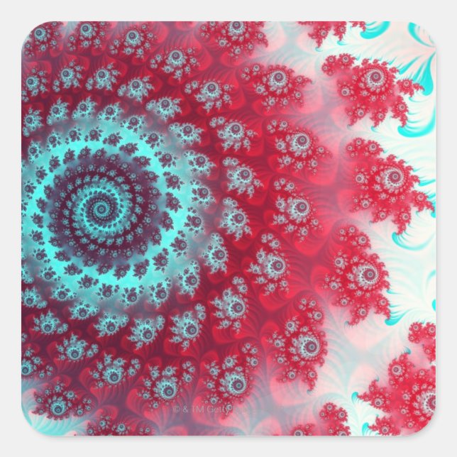 Sticker Carré Julia Fractel (Devant)