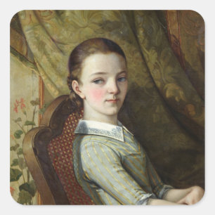 Sticker Carré Juliette Courbet 1844