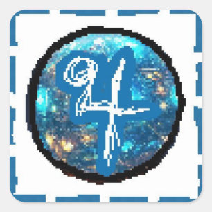 Sticker Carré Jupiter