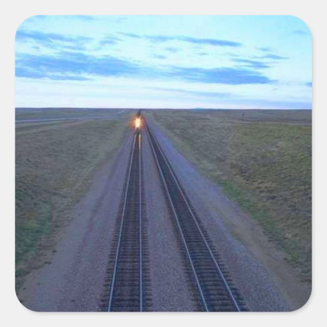 Sticker Carré Juste devant l'aube (Devant)