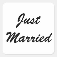 Juste marié marié(e)s marié(e)s Mariage de texte d