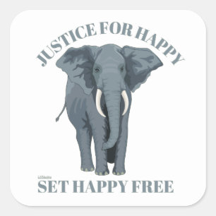 STICKER CARRÉ JUSTE POUR HEUREUX, DÉFINISSEZ HEUREUX GRATUIT