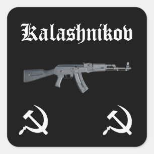 Sticker Carré Kalachnikov AK-47