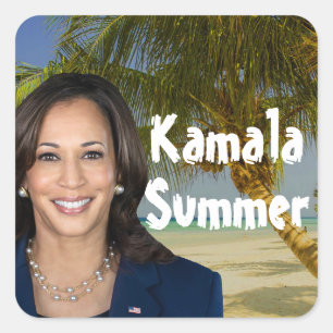 Sticker Carré Kamala été 2024