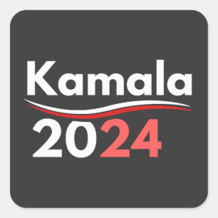 Sticker Carré kamala harris, kamala harris, kamala harris 2024