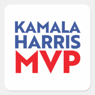 Sticker Carré Kamala Harris MVP 2024