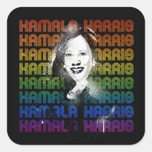 Sticker Carré Kamala Harris Pride