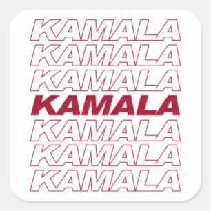 STICKER CARRÉ KAMALA KAMALA KAMALA