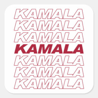 STICKER CARRÉ KAMALA KAMALA KAMALA