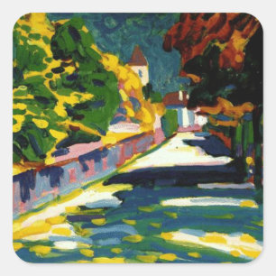Sticker Carré Kandinsky - Automne en Bavière