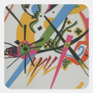 Sticker Carré Kandinsky Small Worlds
