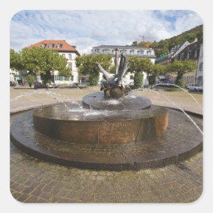 Sticker Carré Karlsplatz (Carré de Karl), Heidelberg, vieille v