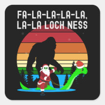 Kawaii Fa La La LochNess Père Noël Alien Bigfoot