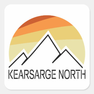 Sticker Carré Kearsarge Nord New Hampshire Retro