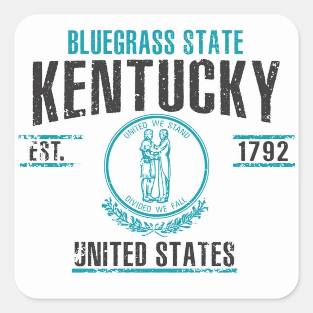 Sticker Carré Kentucky (Devant)