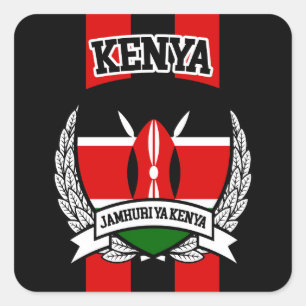 Sticker Carré Kenya