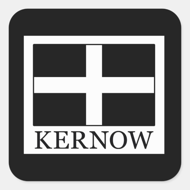 Sticker Carré Kernow (Devant)
