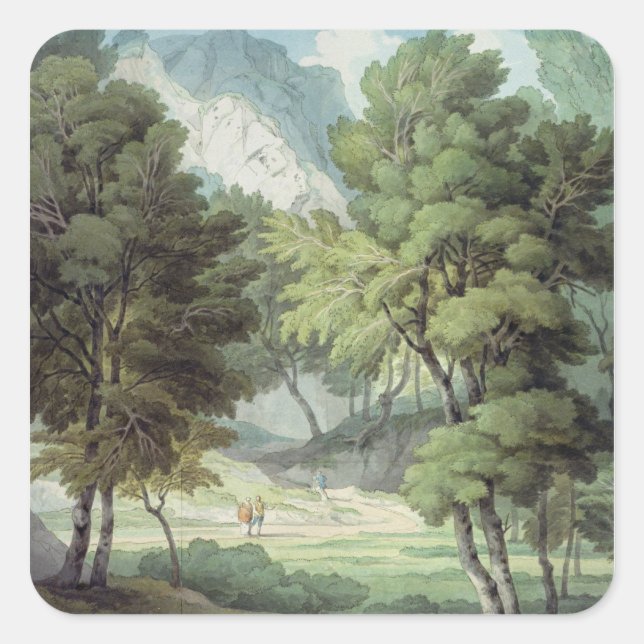 Sticker Carré Kerswell, Devon (Devant)