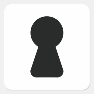 STICKER CARRÉ KEYHOLE