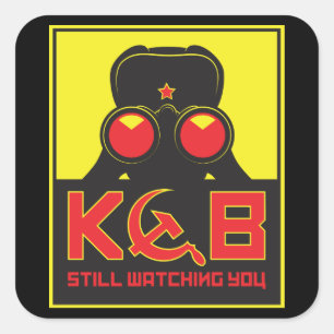 STICKER CARRÉ KGB