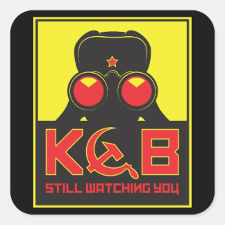STICKER CARRÉ KGB