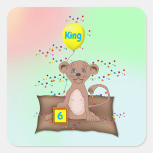 Sticker Carré King Cub