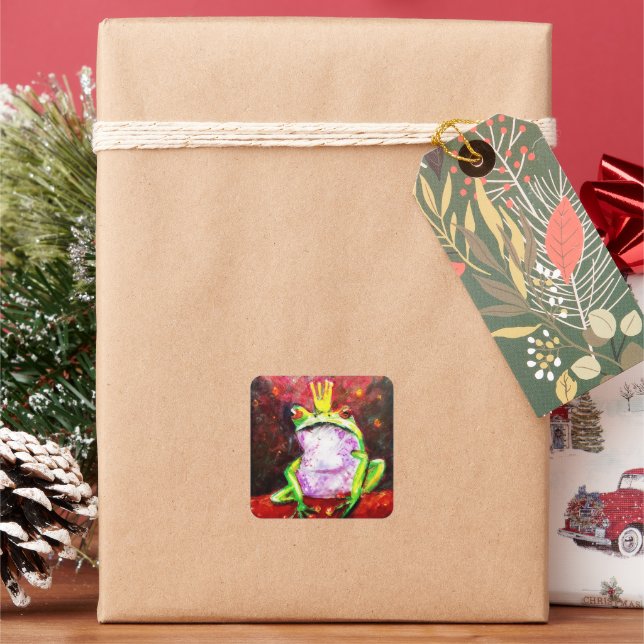 Sticker Carré king dubious (vacances)