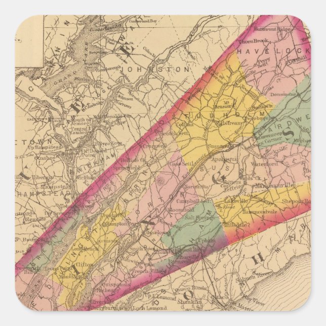 Sticker Carré Kings Co., NB (Devant)