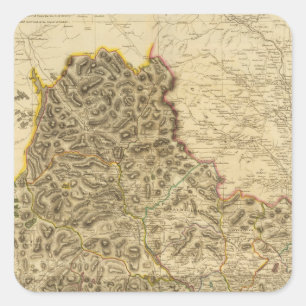 Sticker Carré Kirkcudbright composé Shire