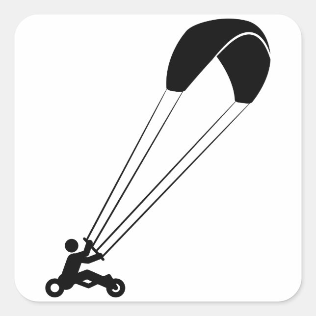 Sticker Carré Kite Buggy (Devant)