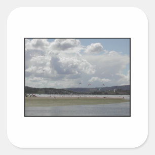 Sticker Carré Kite Surf.