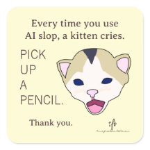 #KittensAgainstAISlop Je