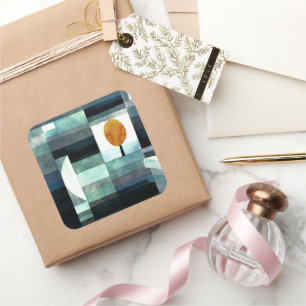 Sticker Carré Klee - Le messager de l'automne