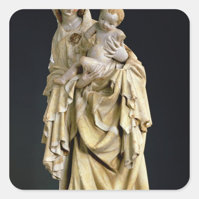 Sticker Carré Krumauer Madonna, c.1400 (Devant)