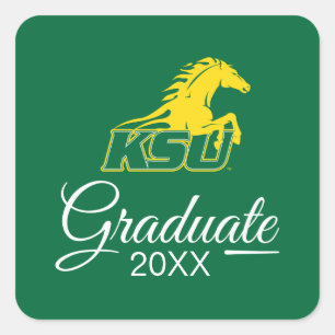 Sticker Carré KSU Kentucky State University Graduate