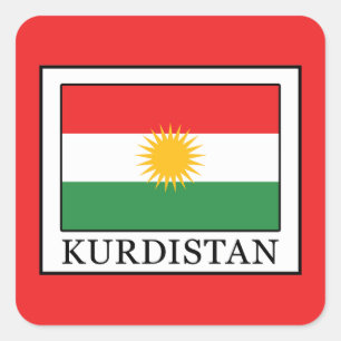 Sticker Carré Kurdistan