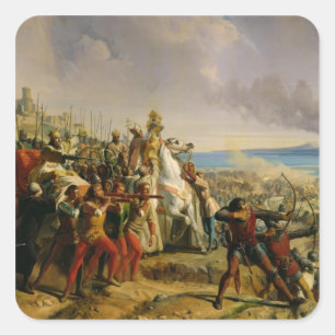 Sticker Carré La bataille de Montgisard